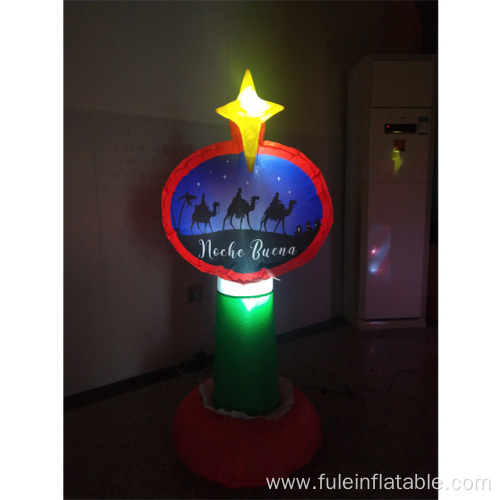 Holiday inflatable lamp Post for Christmas decoration